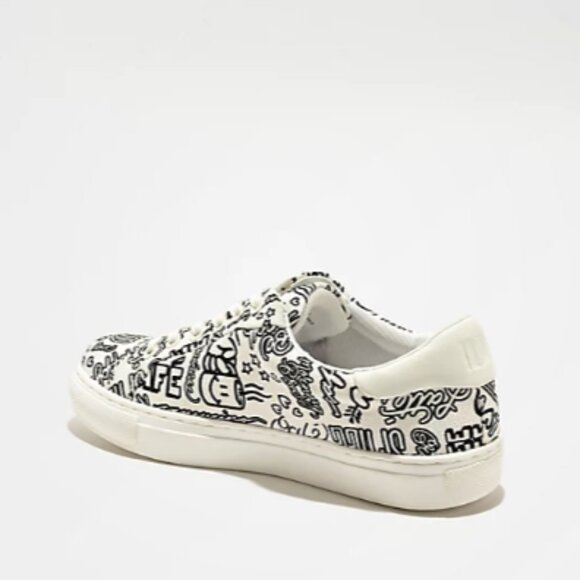 D'Amelio Footwear x Sharpie Coffee Print White Shoes - Picture 2 of 5